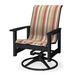 Telescope Casual Leeward MGP Sling Dining Swivel Rocker Metal/Sling in Black | 38.5 H x 29 W x 28.5 D in | Outdoor Dining | Wayfair 945831001