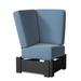 Winston Porter Cherin Patio Chair w/ Cushions Plastic in Brown | 38.5 H x 34.5 W x 34.5 D in | Wayfair A83FC5FFA90D4AA5BDA95E4E3A1F7D61