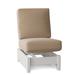 Winston Porter Cherin Patio Chair w/ Cushions Plastic in White | 38.5 H x 23.5 W x 34.5 D in | Wayfair 2BBF0903998B4D398CBE8878450494AF