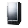 Summit Appliance 108 Can 18" Convertible Beverage Refrigerator Glass | 31.75 H x 17.75 W x 23.5 D in | Wayfair SCR1841BADA