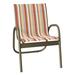 Latitude Run® Gardenella Stacking Patio Dining Armchair Sling | 34 H x 24 W x 28.5 D in | Wayfair 3578AEC2AAB14CC0982FE970DE39F204