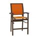 Telescope Casual Bazza 30" Patio Bar Stool in Black/Blue/Brown | 47.5 H x 26.5 W x 26.5 D in | Wayfair ZN9J41D01