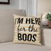 The Holiday Aisle® I'm Here for the Boos Throw Pillow Polyester/Polyfill blend | 16 H x 16 W x 1.5 D in | Wayfair THDA5374 42770817