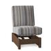 Winston Porter Cherin Patio Chair w/ Cushions Plastic in Brown/Gray | 38.5 H x 23.5 W x 34.5 D in | Wayfair 83D34AD089F547B98F4F77AA186B52A5