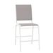 Telescope Casual Reliance Stacking Patio Dining Side Chair Sling in White | 46 H x 21 W x 28 D in | Wayfair 8L9623101