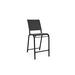 Telescope Casual Reliance Stacking Patio Dining Side Chair Sling in Black | 46 H x 21 W x 28 D in | Wayfair 8L9822901