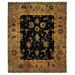 Yellow 72 x 0.5 in Area Rug - Tufenkian Zagros Oriental Hand-Knotted Wool Black/Gold Area Rug Wool | 72 W x 0.5 D in | Wayfair 761.089....0609