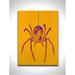 The Holiday Aisle® 'Spider' Graphic Art Print on Wood in Brown | 10 H x 8 W x 1.5 D in | Wayfair THDA3355 42310695