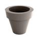 Vondom Maceta - Resin Pot Planter - Lacquered - Self- Watering Plastic in Brown | 40.75 H x 47.25 W x 47.25 D in | Wayfair 40112F-TAUPE