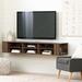 South Shore City Life Floating TV Stand for TVs up to 78" Wood in Brown | 11.5 H in | Wayfair 11963