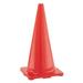 Champion Sports Hi Visibility Flexible Vinyl Cone Stake & Marker Plastic in Orange | 12 H x 7.5 W x 7.5 D in | Wayfair CHSC12OR