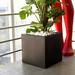 Vondom Cubo Resin Pot Planter Resin/Plastic in Black | 11.75 H x 11.75 W x 11.75 D in | Wayfair 41330-BLACK