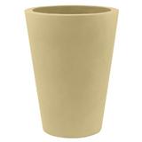 Vondom Cono High Resin Cone Pot Planter Resin/Plastic in Brown | 10.25 H x 11.75 W x 11.75 D in | Wayfair 40630-BEIGE