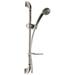 Laguna Brass Slide Bar w/ Adjustable Height Massage Hand-Held Shower & Soap Dish & Select in Gray | Wayfair 4210CP