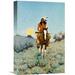 Global Gallery 'The Outlier' by Frederic Remington Painting Print on Wrapped Canvas Canvas | 18 H x 12 W in | Wayfair GCS-133281-1218-142