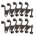 Design House 2-1/5in. x 2-1/8 in. Oil-Rubbed Bronze Jumbo Hinge Pin Door Stop Value Pack (10 per Pack) Metal in White | Wayfair 181842