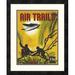 Global Gallery 'Seaplane Over the Tropics' Framed Vintage Advertisement in Green/Yellow | 22 H x 18 W x 1.5 D in | Wayfair DPF-382120-1216-119