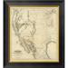 Global Gallery Map of The United States, 1850 Framed Graphic Art on Canvas | 20 H x 18 W x 1.5 D in | Wayfair GCF-295397-16-131