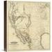 Global Gallery Map of The United States, 1850 Graphic Art on Wrapped Canvas Canvas | 16 H x 14 W x 1.5 D in | Wayfair GCS-295397-16-146