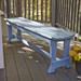 Uwharrie Outdoor Chair Carolina Preserves Picnic Bench Wood/Natural Hardwoods in Gray | 18.25 H x 82 W x 14 D in | Wayfair C099-P79