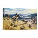 Global Gallery 'Loops & Swift Horses Are Surer Than Lead' by Charles M. Russell Painting Print on Wrapped Canvas Canvas | Wayfair