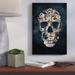 Wrought Studio™ Vintage Skull by Ali Gulec Graphic Art on Wrapped Canvas, Cotton in Black/Brown/Green | 12" H x 8" W x 0.75" D | Wayfair