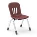 Virco Classroom Chair Plastic/Metal in Red | 24.625 H x 15.375 W x 16.875 D in | Wayfair 4039696