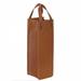 Piel Leather Single Wine Tote in Brown | 13.5 H x 4.25 W x 4.25 D in | Wayfair 3058-CHC