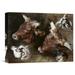 Global Gallery 'Heads of Sheep & Cattle' by Sir Edwin Landseer Painting Print on Wrapped Canvas in Brown | 12.35 H x 16 W x 1.5 D in | Wayfair