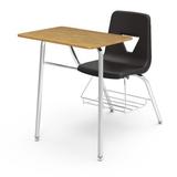 Virco - 2000 Series Combo Desk w/ Bookrack w/ Nylon Glides Laminate/Metal | 31 H x 24 W x 18 D in | Wayfair 4008911