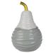 Wrought Studio™ Schroeders Pear Sculpture Porcelain/Ceramic in Gray | 7.9 H x 5.1 W x 5.1 D in | Wayfair VRKG5534 40999340