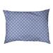 Tucker Murphy Pet™ Campion Geometric Outdoor Dog Pillow Polyester in Pink/Gray/Blue | 14 H x 42.5 W x 17 D in | Wayfair
