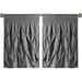 House of Hampton® Decorah Kitchen Curtain Polyester in Gray | 24 H x 60 W x 1.5 D in | Wayfair 058E962B188948D9B7405475A48FCE11