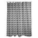 East Urban Home Shifted Arrows Single Shower Curtain Polyester in Gray | 74 H x 71 W in | Wayfair BF2271BF4B584B20A7E804BD365E48FF