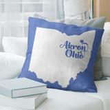 East Urban Home Pillow Polyester/Polyfill/Cotton Blend in Blue | 26 H x 26 W x 4 D in | Wayfair 877FB28622F5498E8AFED58A037217B8