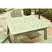 Latitude Run® Boganville Wood Dining Table Wood in Green | 29.5 H x 48 W x 43 D in | Outdoor Dining | Wayfair 06D5444AD00A49B88ABFD7AAAECBD276