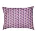 Tucker Murphy Pet™ Chen Skyscrapers Pattern Indoor Dog Pillow Polyester/Fleece in Pink/White/Black | 7 H x 35 W x 36 D in | Wayfair