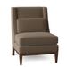 Side Chair - Fairfield Chair Justin 30" Wide Side Chair Polyester/Other Performance Fabrics in Black/Brown | 40.5 H x 30 W x 33.5 D in | Wayfair