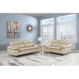Orren Ellis Ertel Two Piece Indoor Genuine Leather Five Person Seating Set | 40 H x 36 D in | Wayfair Living Room Sets