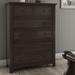 Three Posts™ Kingery 6 - Drawer Dresser Wood in Black | 56 H x 42 W x 20 D in | Wayfair 1F849628434B4DA0AB42B10C891CF934