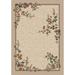 Brown/White 25 x 0.38 in Area Rug - August Grove® Gleason Floral Tufted Beige/Area Rug Nylon | 25 W x 0.38 D in | Wayfair