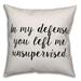 Latitude Run® in My Defense Throw Pillow Polyester/Polyfill blend | 16 H x 16 W x 1.5 D in | Wayfair 6B3DEF4740634F8E98E3A679EB78E76B