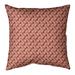 Latitude Run® Avicia Retro Diamonds Square Pillow Cover & Insert Polyester in Orange/Brown | 20 H x 1.5 D in | Wayfair