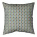 Latitude Run® Avicia Retro Diamonds Square Pillow Cover & Insert Polyester in Green/Brown | 20 H x 1.5 D in | Wayfair