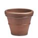 Charlton Home® Lanesborough Resin Pot Planter Plastic in Brown | 12.5 H x 20 W x 20 D in | Wayfair EE38D9F4ECAC4F34801A3359ABAE39A1