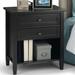 Lark Manor™ Agrippino 2 - Drawer Solid Wood Nightstand Wood in Brown | 26 H x 24 W x 16 D in | Wayfair 0D64C682ECD34EF0A2F2062A56308543