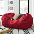 Latitude Run® Classic Bean Bag Microfiber/Microsuede in Brown | 33 H x 68.75 W x 44.75 D in | Wayfair CEEC460F82E4432AA453624B814C6DEA