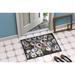 Highland Dunes Oysters Non-Slip Indoor Door Mat Synthetics | Rectangle 1'6" x 2'3" | Wayfair 8789MAT