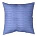 Latitude Run® Avicia Diamonds Square Pillow Cover & Insert Polyester/Polyfill in Indigo | 18 H x 18 W x 3 D in | Wayfair