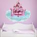 Zoomie Kids Personalized Princess Castle Wall Decal Canvas/Fabric in Pink | 13 H x 14 W in | Wayfair 14F8279C2BBF49E2A752BF1F0FEC513D